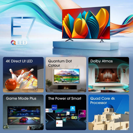 EAN 6942351402673 - Hisense His 75E77NQ ( cm ( Zoll)) 190,5 cm (75") 4K Ultra HD Smart TV Wifi Negro 350 cd / m² imagen 4