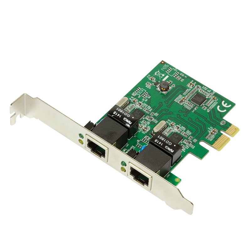 Logilink Pc0075 Tarjeta De Red Ethernet X2 1000 Mbit/S Interno