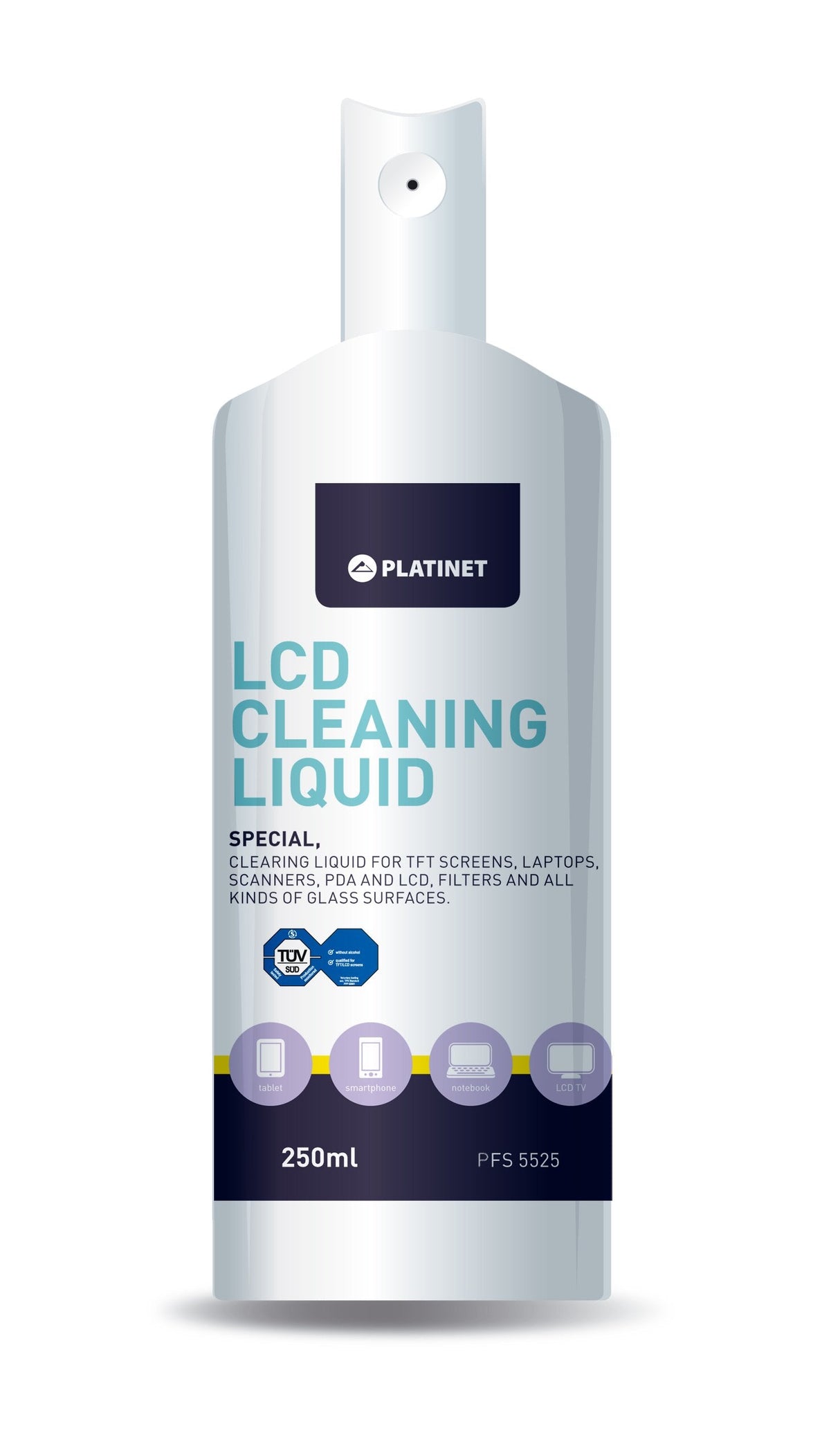 Platinet Liquido Limpiador Lcd 250ml