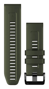 Garmin Quickfit 26 Silicone Band, Moss Green