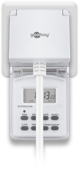 Goobay Ip44 Digital Timer - White