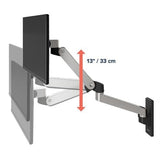 Ergotron Lx Pro - Kit De Fijación (Brazo Para Monitor) - Para Lcd-Display - Aluminium - Polished Aluminum - Tamaño De Pantalla: Hasta 86,4 Cm (Hasta 34 Pulgadas)
