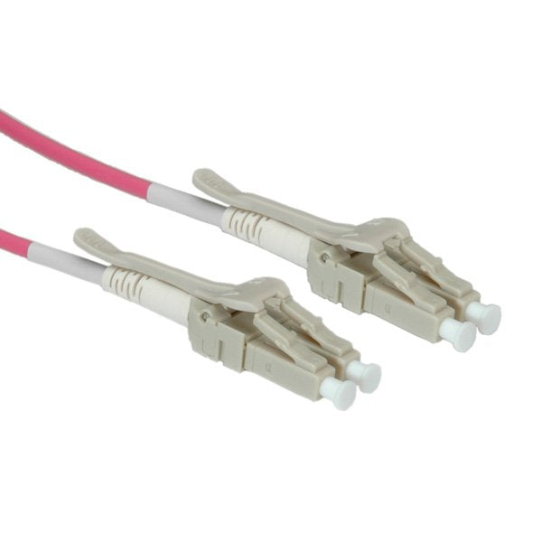 Roline Lwl-Cable 50 125um Om4 Lc Lc Low-Loss-Stecker Fr Hohe Dichte Violett 15m