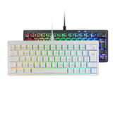 Teclado Gamer Mecánico (Blue Switch) Mars Gaming Mkminipro Tkl Rgb (Blanco)