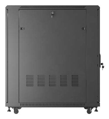 EAN 5901969447170 - Lanberg FF01-6022-23B armario rack 22U Rack o bastidor independiente Negro imagen 4