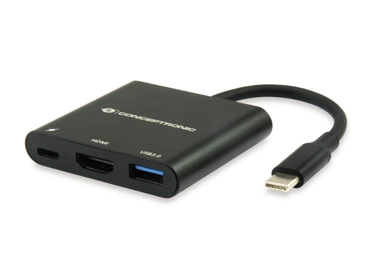 Adaptador Conceptronic Usb Tipo C Macho A Hdmi Usb-C Usb 3.0 Hembra Negro Donn01b