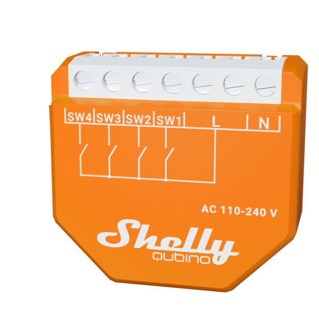 Shelly Qubino Wave I4, Interruptor Naranja