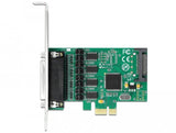 Tarjeta Pci Express  Delock 89938 X1 A 4 X Serie Rs-232 Con Fuente De Alimentación