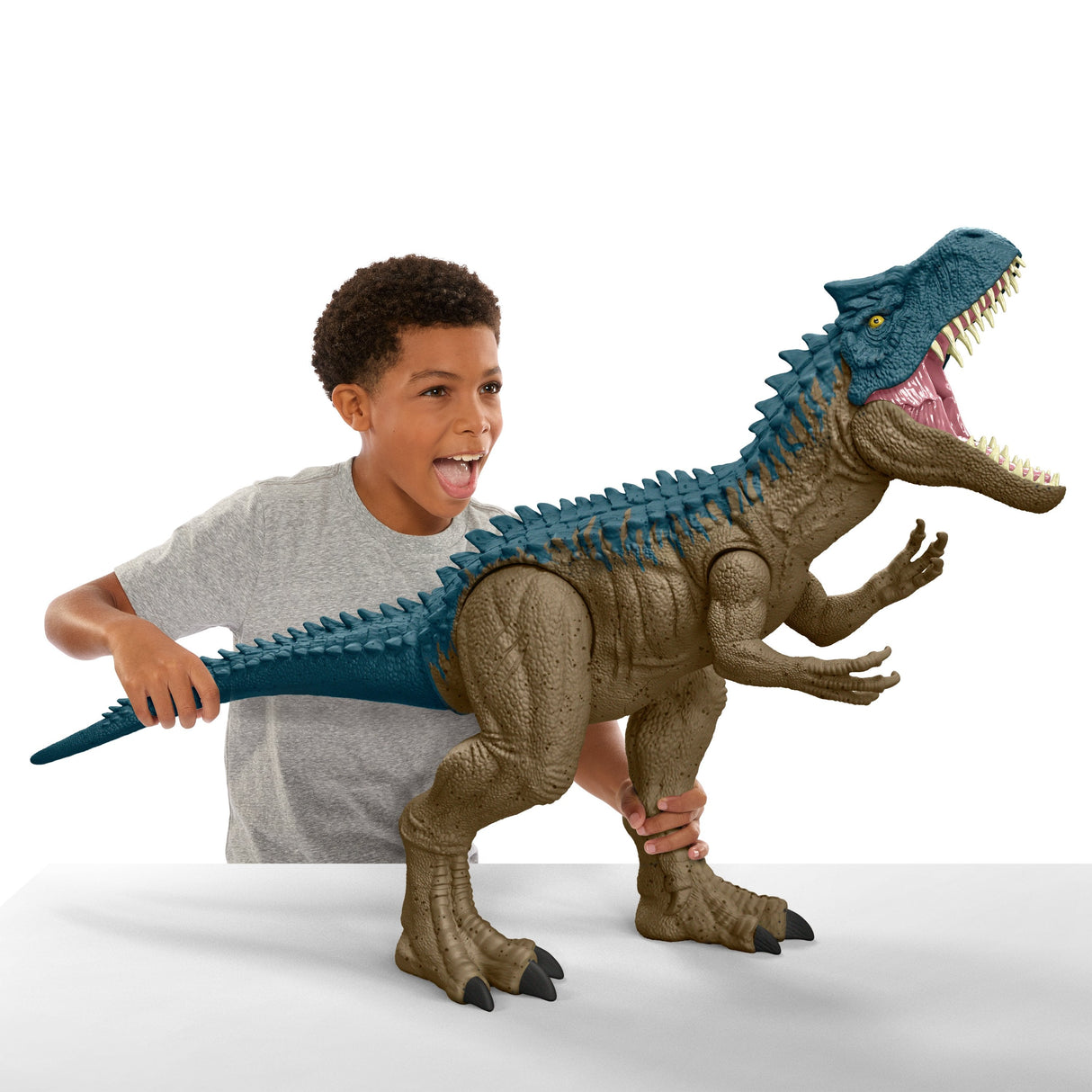 Mattel Jurassic World Riesendino Allosaurus, Personaje Hrx53