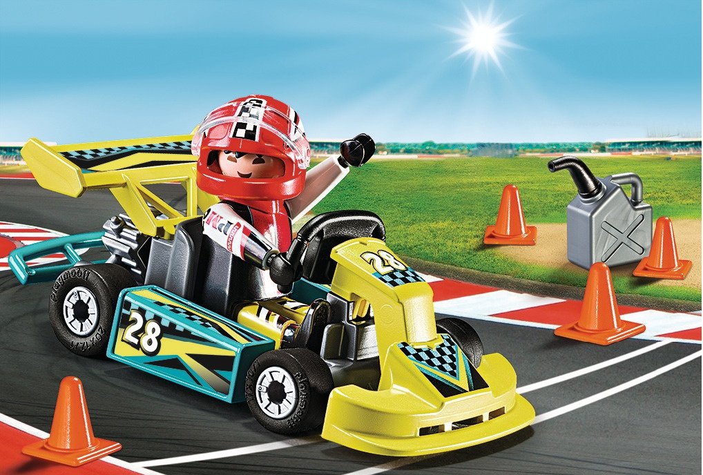 Playmobil 9322 Action Go-Kart Racer Carry Case