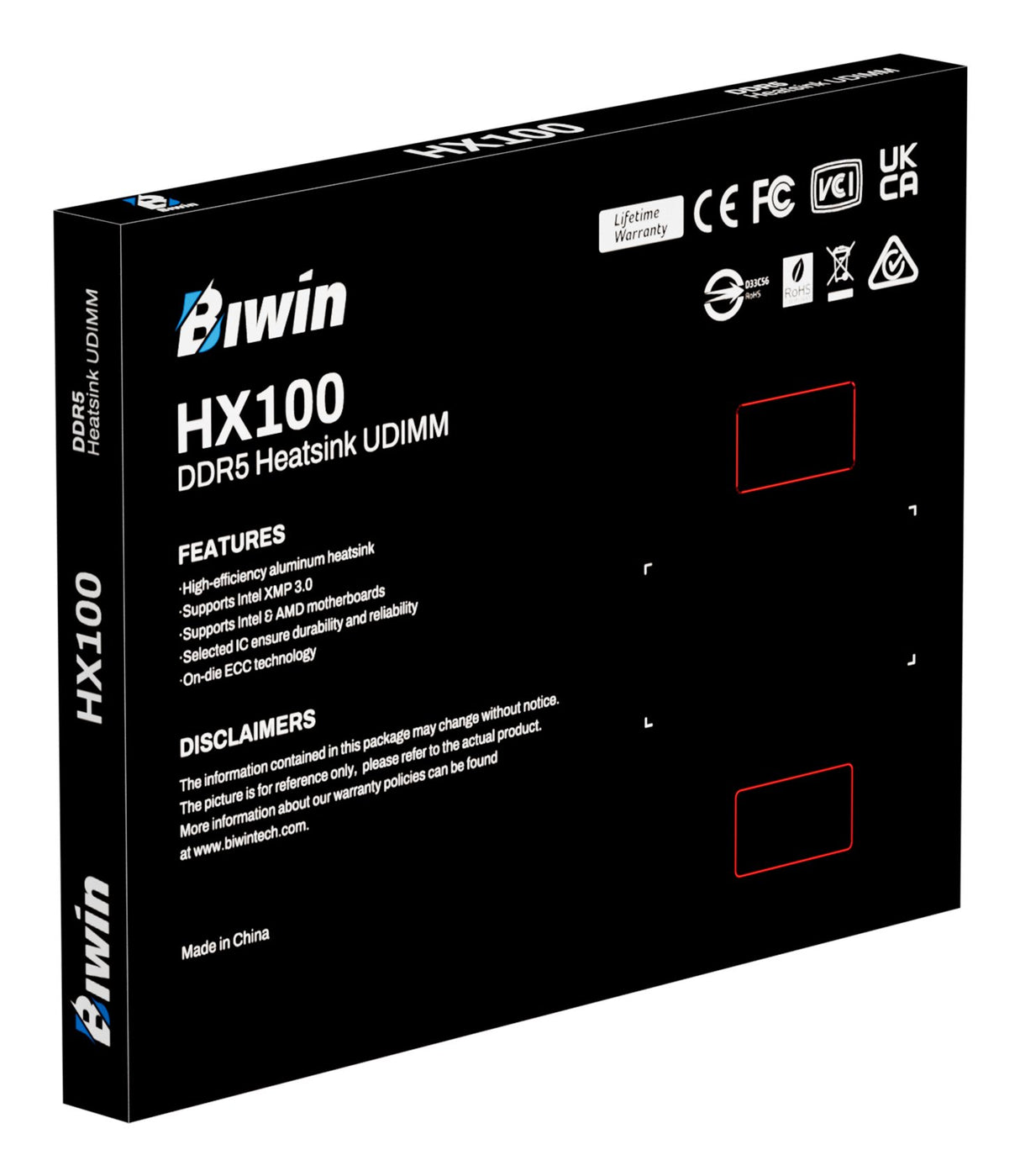 EAN 6955914622104 - Biwin HX100 módulo de memoria 32 GB 2 x 16 GB DDR5 6000 MT/s 288-pin DIMM imagen 14