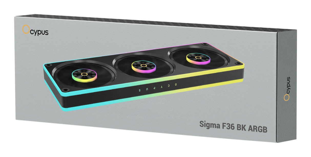 Ocypus Sigma F36 Argb (Negro, 365 Mm) Sigma-F36-Bk3am00x-Gl