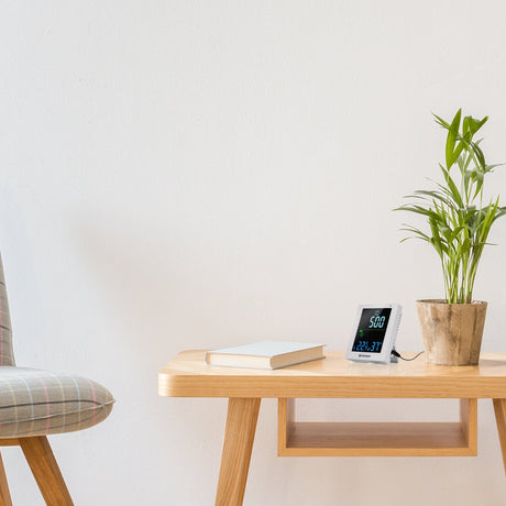 EAN 4007922071381 - Bresser Optics 7004020GYE000 medidor de calidad del aire Blanco imagen 4