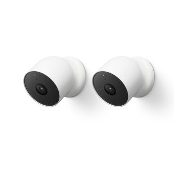 Google Nest Cam Outdoor & Indoor Wireless 2-Pack Snow