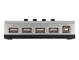 Umschalter Usb 2.0 Mit 1 X Typ-B Buchse Zu 4 X Typ-A Buchse Manuell Bidirektional