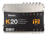 Televes K20-12 Kompaktkopfstelle 12transponder Dvb-S2 In Qam