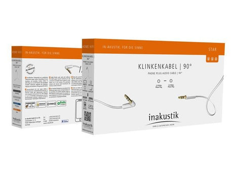 EAN 4001985511945 - Inakustik 0031040075 cable de audio 0,75 m 3,5mm Blanco imagen 2