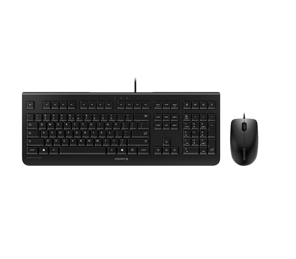 Cherry Dc 2000 Teclado Usb Qwerty Inglés De Ee. Uu. Negro