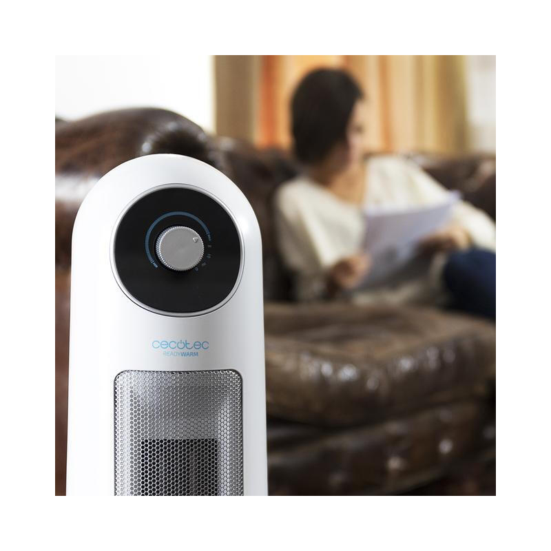 Cecotec Ready Warm 10000 Top Ceramic Calefactor Baño Ceramico 2200w - Oscilante