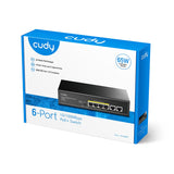 EAN 6971690790264 - Cudy FS1006P switch Fast Ethernet (10/100) Energía sobre Ethernet (PoE) Negro imagen 3