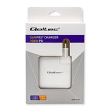 EAN 5901878517100 - Qoltec 51710 cargador de dispositivo móvil Universal Blanco Corriente alterna Carga rápida Interior imagen 7