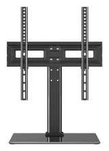 Unykach Soporte De Mesa Para Tv De 23"-60" - Base De Vidrio Templado - Peso Max 40kg - Vesa 400x400mm - Negro