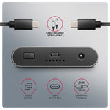 Eem2-20gd Carcasa Externa De Aluminio Usb-C 3.2 Gen2x2, Ssd Nvme M.2 Dual De 20 Gb/S, Clone Master