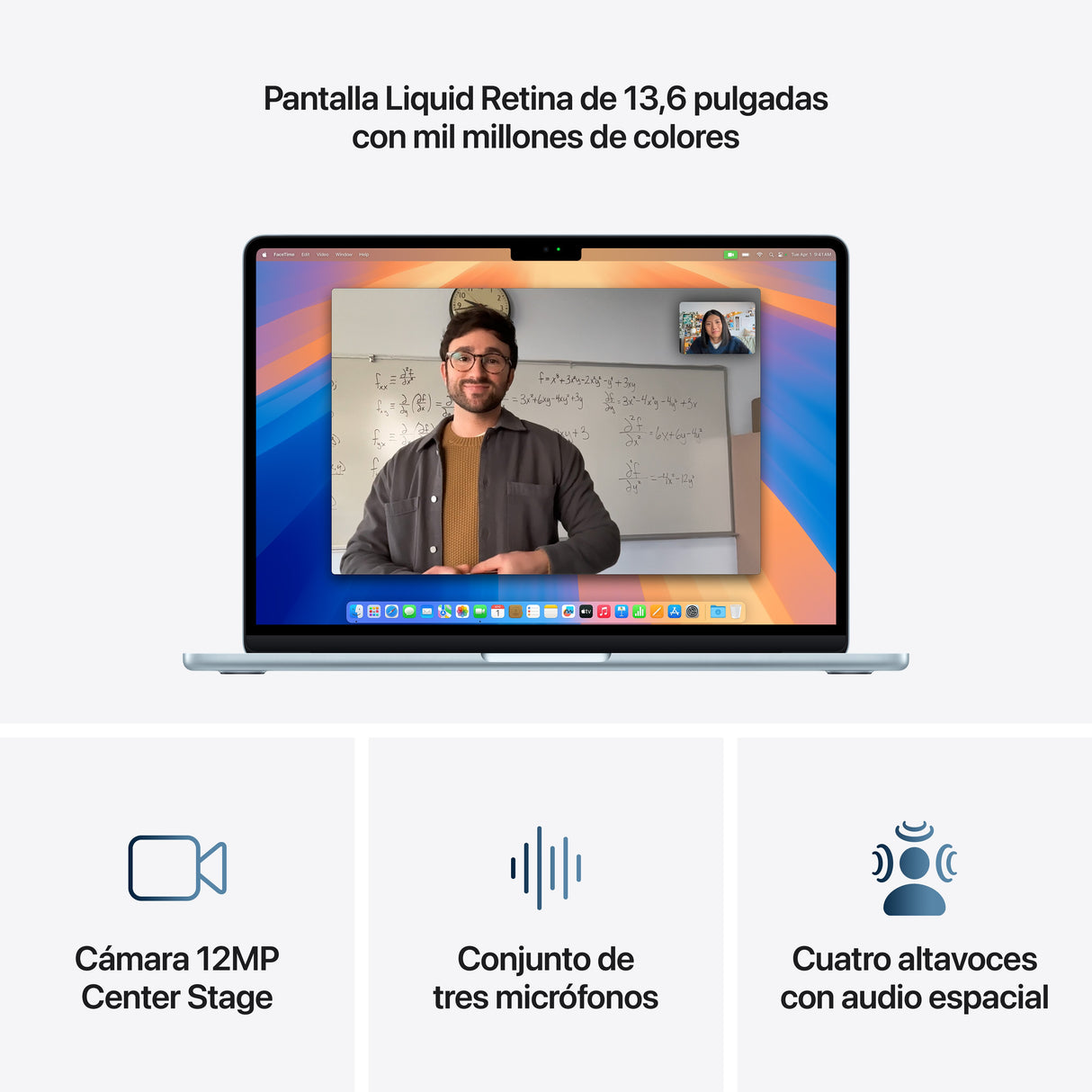 EAN 0195949890918 - Apple MacBook Air Apple M M4 Portátil 34,5 cm (13.6") 16 GB 512 GB SSD Wi-Fi 6E (802.11ax) macOS Sequoia  imagen 5
