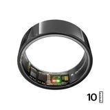 Ultrahuman Ring Air - Smart Ring Für Frauen Und Männer - Schlaf -Und Fitness Tracking Wearable - Herzfrequenz - Smartring Aster Negro Grösse 10