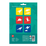 Apli Plantillas De Formas Dinosaurios Paint & Fun Pp Flexible Bolsa De 6 Surtidos