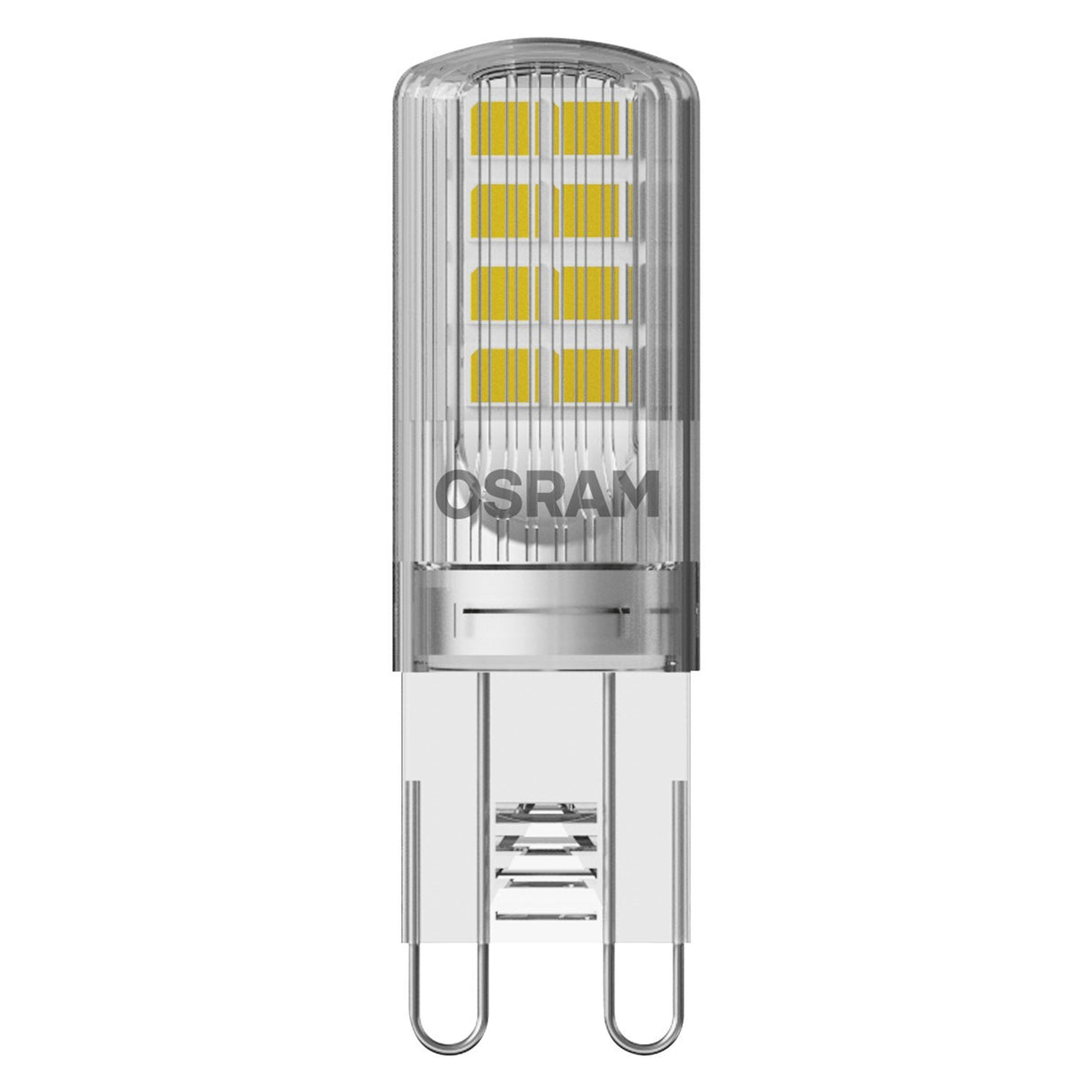 Bombilla De Cápsula Led Osram Transparente - 2.6w Equivalente A 30w G9 - Blanco Cálido