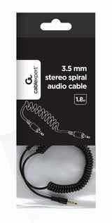 Gembird Cca-405-6 Cable De Audio En Espiral Estéreo Gembird Jack 3,5mm M / Jack 3,5mm M 1,8m