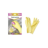 Cegasa Guantes De Latex Talla G 8-8 1/2 - Satinados - Uso General, Domestico, Limpieza - Espesor En Palma De 0,45mm -
