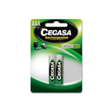 Cegasa Pila Recargable Hr03 800 Mah 1,2v Bl.2 Uds