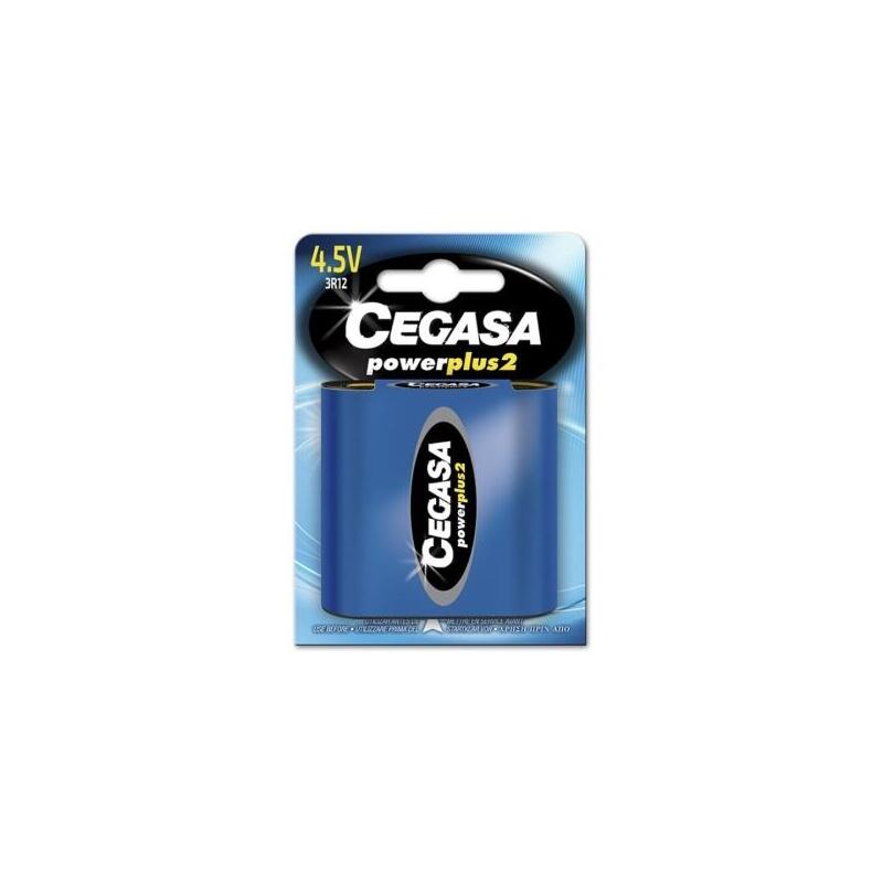 Cegasa Power Plus 2 Pack De 1 Pila 3r12 4.5v - Pila Salina Para Aparatos De Bajo Consumo