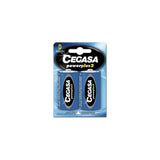 Cegasa Power Plus 2 Pack De 2 Pilas R20 D - Pilas Salinas Para Aparatos De Bajo Consumo