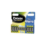 Cegasa Super Alcaline Pack De 12 Pilas Lr03 Aaa - Alta Tecnologia - Fiabilidad - Elevado Rendimiento - Maximas