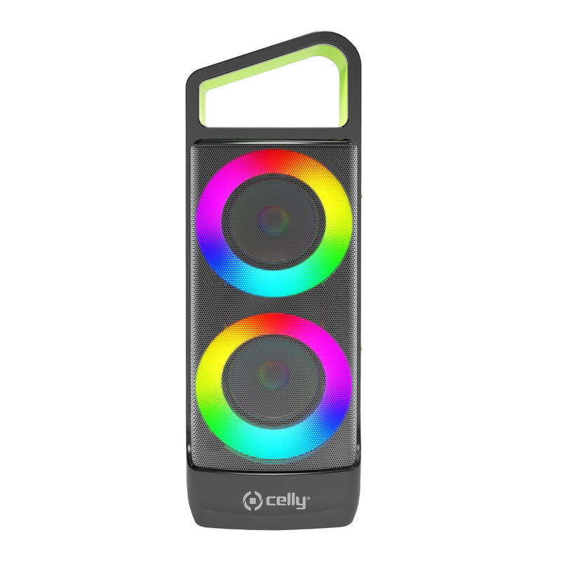 Celly Groovergbbk Altavoz Portátil Negro Rgb 10w