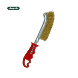 Cepillo Cabo Plastico Acero Bronceado F116a Mota