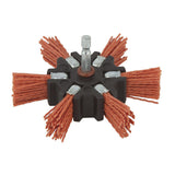 Cepillo De Abanico De Alambre De Nylon Vást. Hexagonal Ø100x20mm 1512000 Wolfcraft