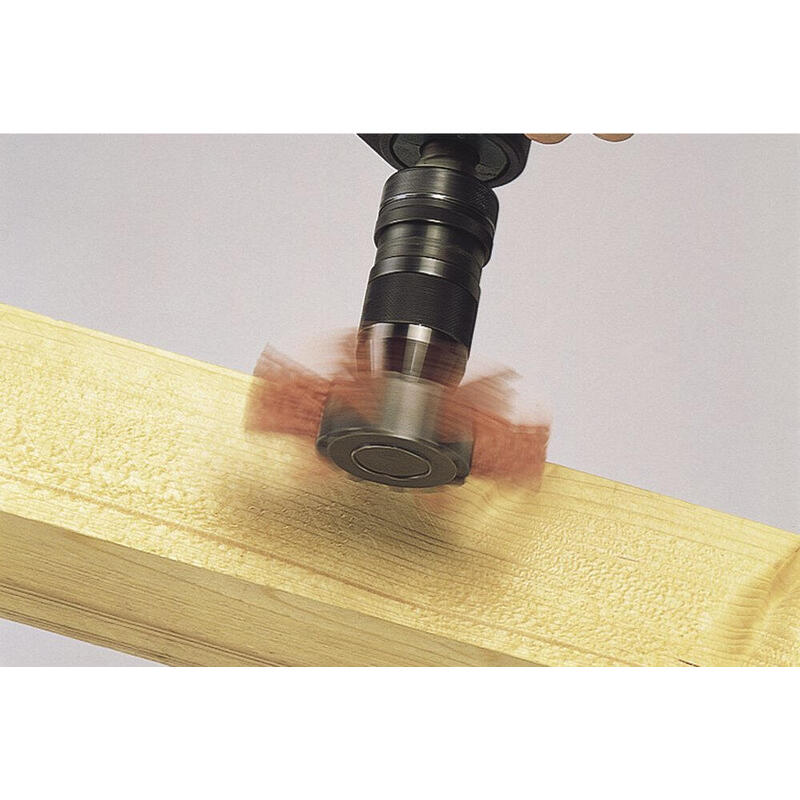 Cepillo De Abanico De Alambre De Nylon Vást. Hexagonal Ø100x20mm 1512000 Wolfcraft