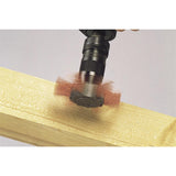 Cepillo De Abanico De Alambre De Nylon Vást. Hexagonal Ø100x20mm 1512000 Wolfcraft