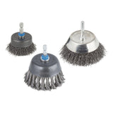 Cepillo De Copa De Alambre De Acero, Vástago Hexagonal, Ø50mm 2106000 Wolfcraft