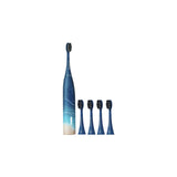 Cepillo De Dientes  Happybrush Eco Vibe 3 Kit De Inicio Ocean + 4 Recambios,Eléctrico Azul/Beige Hbv3o4rw