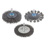 Cepillo De Disco De Alambre De Acero Vást. Hexagonal Ø100x10mm 2102000 Wolfcraft