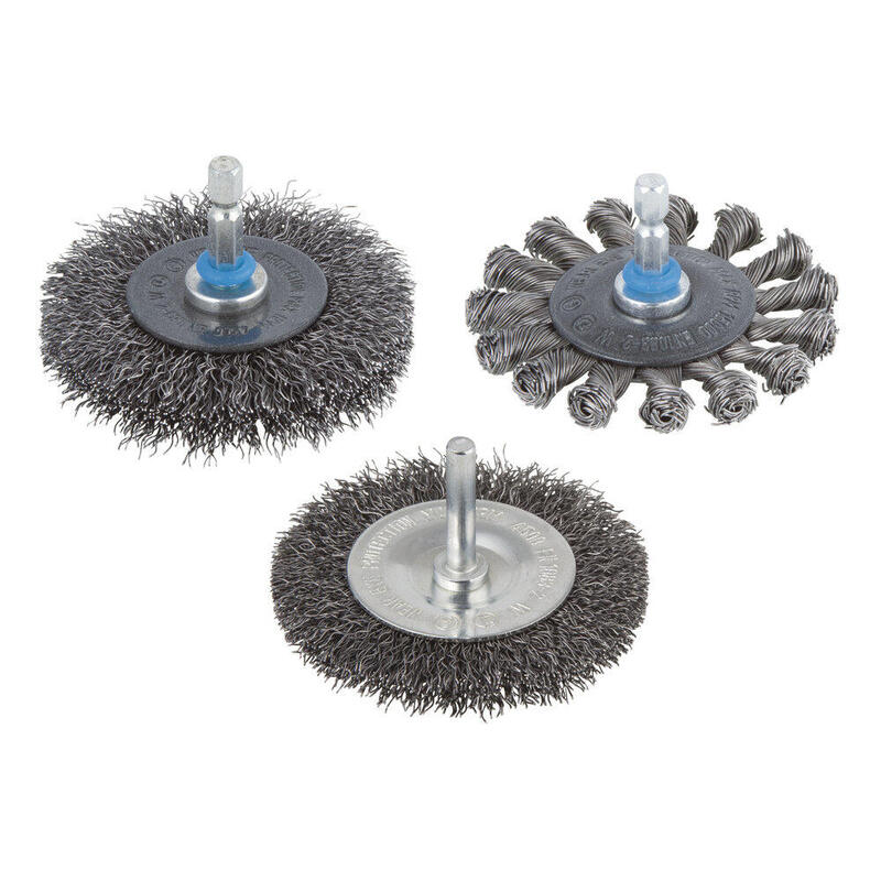 Cepillo De Disco De Alambre De Acero Vást. Hexagonal Ø75x10mm 2100000 Wolfcraft