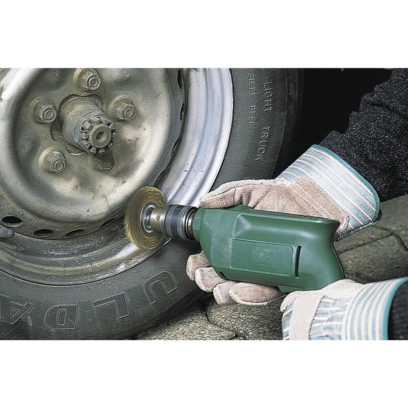 Cepillo De Disco De Alambre De Latón Vást. Hexagonal Ø75x10mm 2110000 Wolfcraft