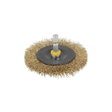 Cepillo De Disco De Alambre De Latón Vástago Hexagonal Ø75 X 10 Mm