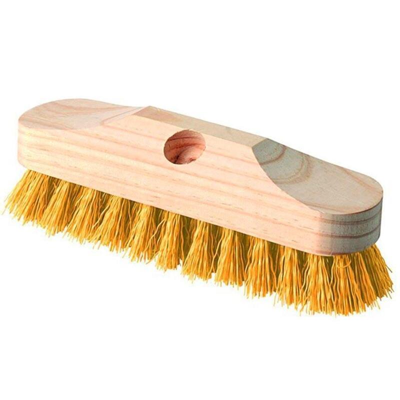 Cepillo De Fregar Buque Madera 21x6,5cm Cerda Dura