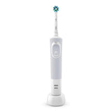Cepillo Dental Braun Oral-B Vitality D100 Crossaction White  Filamentos Inclinados A 16º Limpieza 2d Oscila Y Rota Temporizador En El Mango